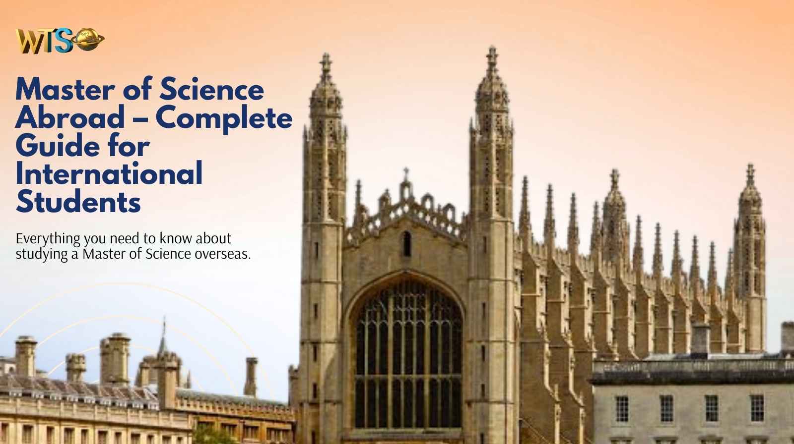 Master of Science Abroad – Complete Guide for International Students